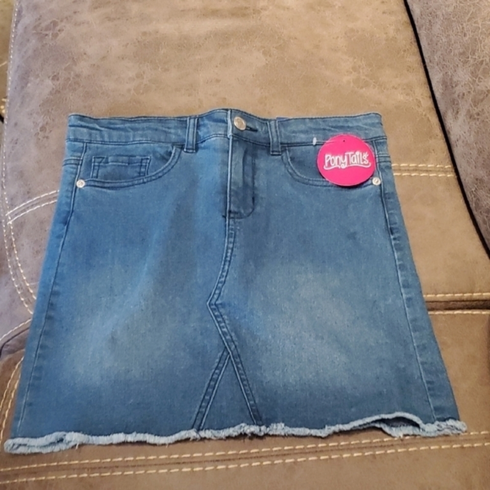Blue Denim Skirt